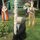 Illustration for article titled emStar Wars/em made entirely out of scarecrows wins best Halloween lawn on this Earth